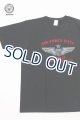 画像: 「HOUSTON/ヒューストン」AIRFORCEプリントTシャツ【ブラック】