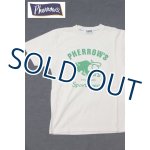 画像: 「Pherrow's/フェローズ」BUFFALOロゴTシャツ PTシリーズ【S・ホワイト】