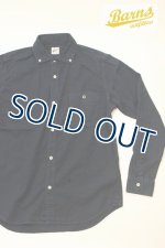 画像: 「BARNS OUT FITTERS /バーンズアウトフィッターズ」L/Sオックスフォードボタンダウンシャツ【ネイビー】