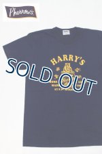 画像: 「Pherrow's/フェローズ」HARRY'SプリントＴシャツPTJシリーズ【ネイビー】
