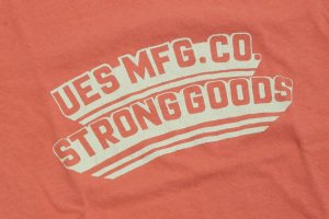 画像: 「UES/ウエス」STRONG GOODS プリントTシャツ【レッド】