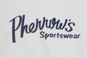 画像: 「Pherrow's/フェローズ」Pherrow'sロゴ キッズTシャツ【ホワイト】