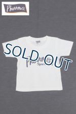 画像: 「Pherrow's/フェローズ」Pherrow'sロゴ キッズTシャツ【ホワイト】