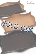画像: 「Mamizuka Leather Works/マミヅカレザーワークス」レザートレーアンティーク【3カラーあり】