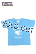 画像: 「Pherrow's/フェローズ」BUFFALOロゴ キッズTシャツ【ターコイズ】