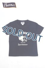 画像: 「Pherrow's/フェローズ」BUFFALOロゴ キッズTシャツ【ネイビー】