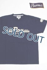 画像: 「Pherrow's/フェローズ」ROY ワッペン付き Tシャツ　PTシリーズ【インディゴ】