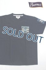 画像: 「Pherrow's/フェローズ」FOSTER ワッペン付きプリントTシャツ　PTシリーズ【Sブラック】