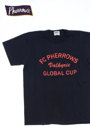 画像: 「Pherrow's/フェローズ」FC PHERROWSプリントＴシャツPTJシリーズ【Sブラック】