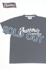画像: 「Pherrow's/フェローズ」Pherrow'sロゴTシャツ PTシリーズ【Sブラック】
