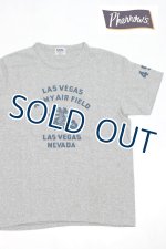画像: 「Pherrow's/フェローズ」LAS VEGAS 454プリントＴシャツPTJシリーズ【杢グレー】