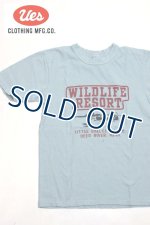 画像: 「UES/ウエス」WILD LIFE　Tシャツ【サックス】