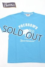 画像: 「Pherrow's/フェローズ」BUFFALOロゴTシャツ PTシリーズ【ターコイズ】