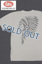 画像: 「UES/ウエス」UES INDIANプリントTシャツ【ホワイト】