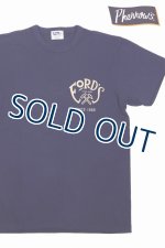 画像: 「Pherrow's/フェローズ」FORD'SプリントＴシャツPTJシリーズ【ナス紺】
