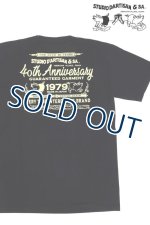 画像: 「STUDIO D'ARTISAN/ステュディオ・ダ・ルチザン」40周年限定プリントＴシャツ【ブラック】