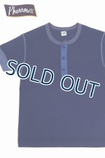 画像: 「Pherrow's/フェローズ」ヘンリーネックＴシャツ PHT【ネイビー】
