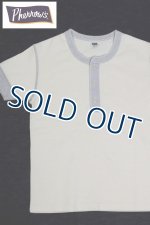 画像: 「Pherrow's/フェローズ」ヘンリーネックＴシャツ PHT【オートミール】