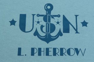 画像: 「Pherrow's/フェローズ」U・S・N ANCHORプリントＴシャツPTJシリーズ【モーニングスカイ】