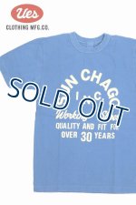 画像: 「UES/ウエス」SUNCHAGOプリントTシャツ【ブルー】