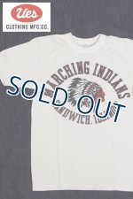 画像: 「UES/ウエス」MARCHING INDIANプリントTシャツ【オフホワイト】