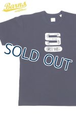 画像: 「BARNS OUT FITTERS /バーンズアウトフィッターズ」WEST YARDプリントTシャツ【ネイビー】