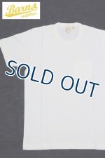 画像: 「BARNS OUT FITTERS /バーンズアウトフィッターズ」吊り編みポケット付Tシャツ【ホワイト】