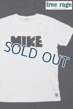 画像: 「FREE RAGE/フリーレイジ」MIKEプリントリサイクルコットンTシャツ【ホワイト】