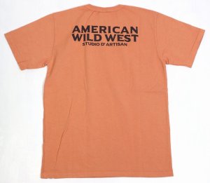 画像: 「STUDIO D'ARTISAN/ステュディオ・ダ・ルチザン」WILD WESTプリントＴシャツ【オレンジ】