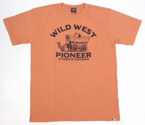 画像: 「STUDIO D'ARTISAN/ステュディオ・ダ・ルチザン」WILD WESTプリントＴシャツ【オレンジ】