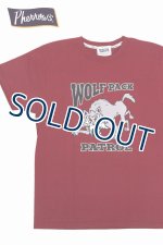 画像: 「Pherrow's/フェローズ」WOLF PACK PATROL プリントTシャツ　PTシリーズ【バーガンディ】