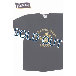 画像1: 「Pherrow's/フェローズ」MANKATO STATE COLLEGE プリントＴシャツPTJシリーズ【S・ブラック】 (1)