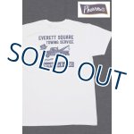 画像: 「Pherrow's/フェローズ」EVERSETT SQUARE プリントポケットTシャツ　PPTシリーズ【ホワイト】