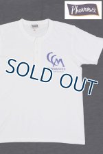画像: 「Pherrow's/フェローズ」CHATTANOOGA ヘンリーネックプリントＴシャツ【ホワイト】