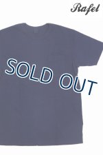 画像: 「Rafel/ラーフル」吊り編み天竺ポケット付Tシャツ【ネイビー】