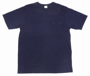 画像: 「UES/ウエス」インディゴポケット付きノーマルTシャツ