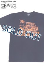 画像: 「STUDIO D'ARTISAN/ステュディオ・ダ・ルチザン」JEANS DELIVERY　プリントＴシャツ【ネイビー】