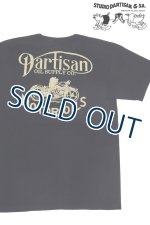 画像: 「STUDIO D'ARTISAN/ステュディオ・ダ・ルチザン」DARTISAN OIL SUPPLY CO.　吊り編みプリントＴシャツ【ブラック】
