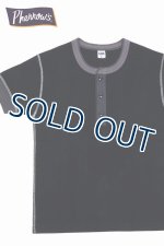 画像: 「Pherrow's/フェローズ」ヘンリーネックＴシャツ PHT【ブラック】