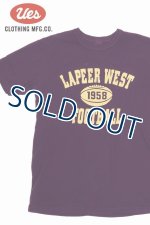 画像: 「UES/ウエス」FOOTBALLプリントTシャツ【パープル】
