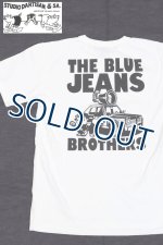 画像: 「STUDIO D'ARTISAN/ステュディオ・ダ・ルチザン」THE BLUE JEANS BROTHER　プリントＴシャツ【ホワイト】