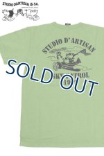 画像: 「STUDIO D'ARTISAN/ステュディオ・ダ・ルチザン」SKY PATROL　プリントＴシャツ【グリーン】