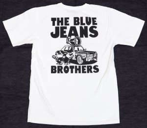 画像: 「STUDIO D'ARTISAN/ステュディオ・ダ・ルチザン」THE BLUE JEANS BROTHER　プリントＴシャツ【ホワイト】