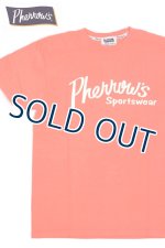 画像: 「Pherrow's/フェローズ」Pherrow'sロゴTシャツ PTシリーズ【サーモン】