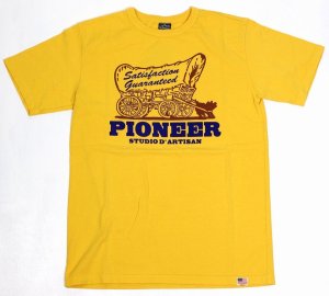 画像: 「STUDIO D'ARTISAN/ステュディオ・ダ・ルチザン」PIONEER　プリントＴシャツ【イエロー】