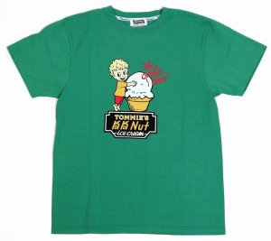 画像: 「Pherrow's/フェローズ」ice cream プリントTシャツ　PTシリーズ【ケリーグリーン】