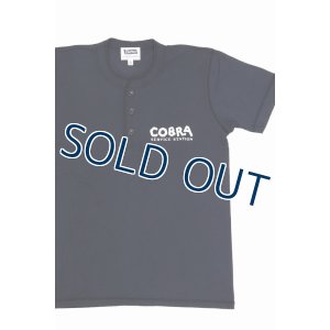 画像2: 「Pherrow's/フェローズ」COBRA ヘンリーネックプリントＴシャツ【S・ブラック】 (2)