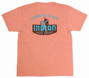 画像: 「Pherrow's/フェローズ」INDIAN AUTO SUPPLY  プリントTシャツ　PTシリーズ【シタン】