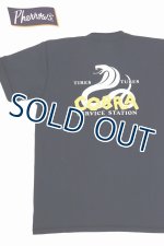 画像: 「Pherrow's/フェローズ」COBRA ヘンリーネックプリントＴシャツ【S・ブラック】