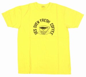 画像: 「UES/ウエス」COFFEEプリントTシャツ【イエロー】